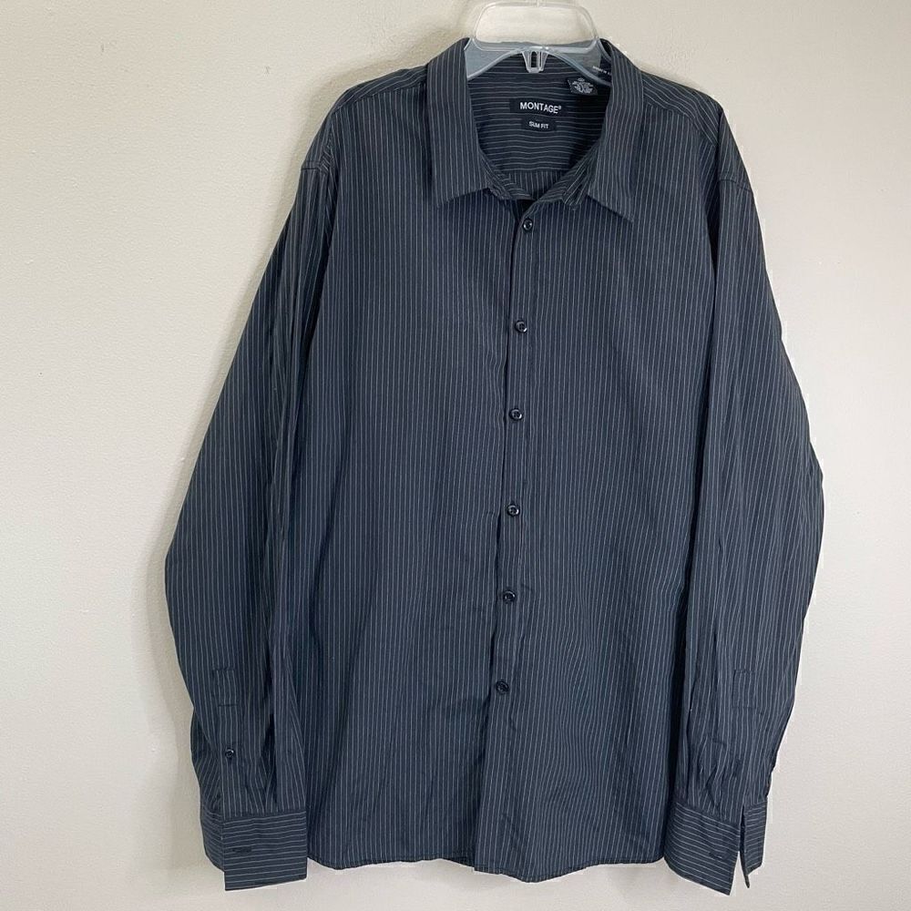 Montage| slim fit| Long sleeve| Button up